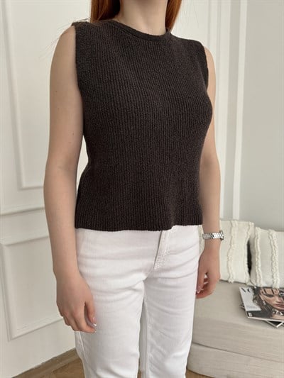 Triko Süveter Acı kahve