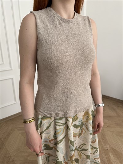 Triko Süveter Bej