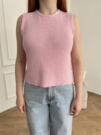 Triko Süveter Pembe