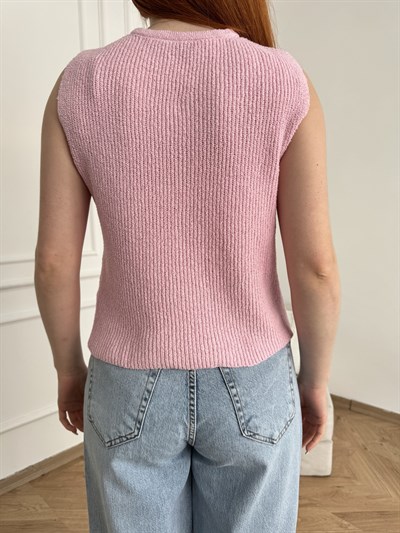 Triko Süveter Pembe