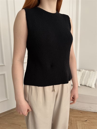 Triko Süveter Siyah