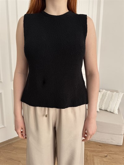 Triko Süveter Siyah