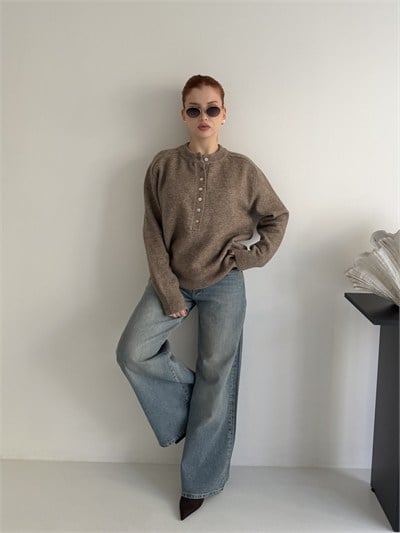 Wideleg Jean Pantolon Tint