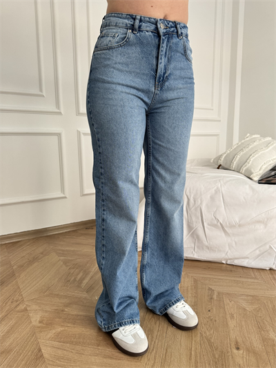 Wideleg Pantolon Mavi