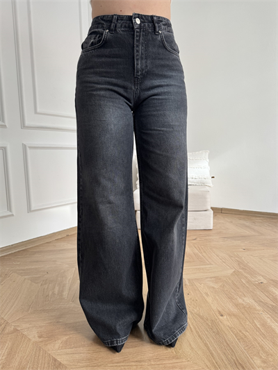 Wideleg Pantolon Siyah