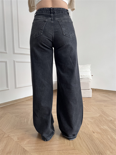 Wideleg Pantolon Siyah