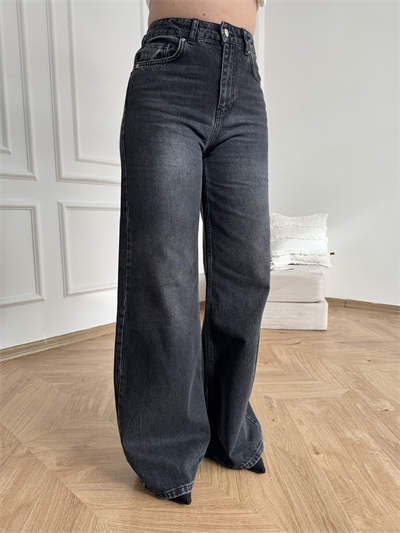 Wideleg Pantolon Siyah
