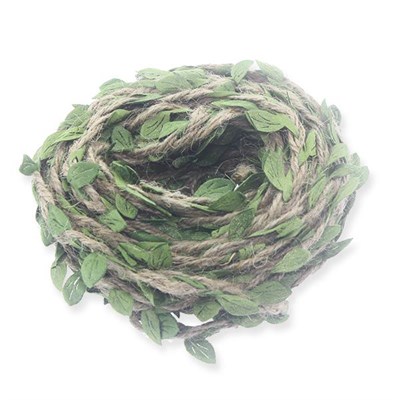 0,5cm X 10metre Yapraklı Doğal Jüt Kurdela