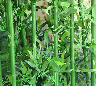 1 Adet 100cm / 1m Yapay Bambu Dalı Yaprağı