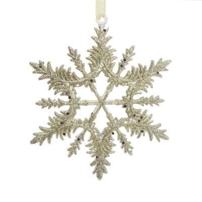 1 Adet 13cm Kar Tanesi Mika Plastik