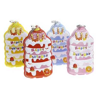 1 Adet 19x11cm Metal Kumbara Kutu Kilitli Pasta