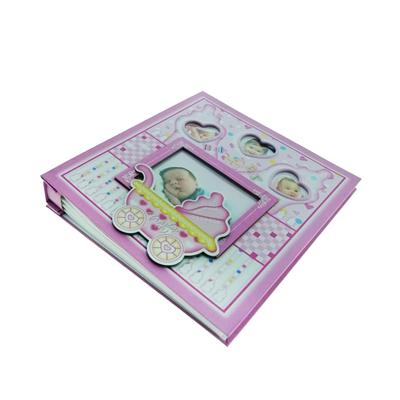1 Adet 23x25cm Bebek Fotoğraf Albümü Pusetli 120li
