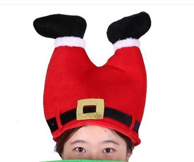 1 Adet 28x32cm Yılbaşı Şapkası Noel Baba Pantalonu