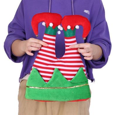 1 Adet 29x37cm Yılbaşı Şapkası Elf Pantalonu