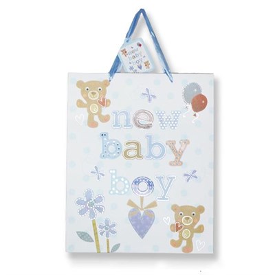 1 Adet 32x26cm Karton Çanta New Baby