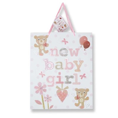 1 Adet 32x26cm Karton Çanta New Baby