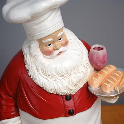 1 Adet 35cm Noel Baba İçeçek Standı