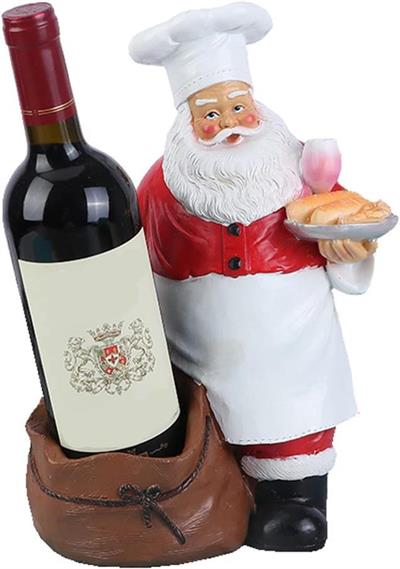 1 Adet 35cm Noel Baba İçeçek Standı