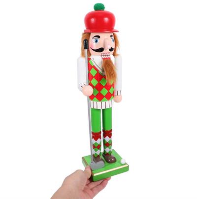 1 Adet 38cm Golf Ahşap  Kurşun Asker