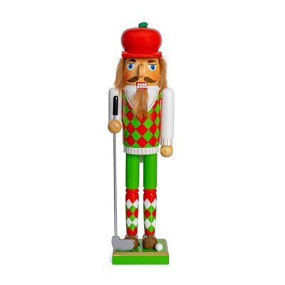 1 Adet 38cm Golf Ahşap  Kurşun Asker