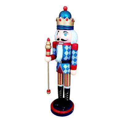 1 Adet 38cm Kurşun Asker Elinde Asa Parlak Kıyafetli