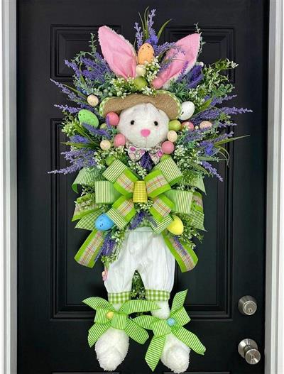 1 Adet 60cm Tavşan Kapı Süsü