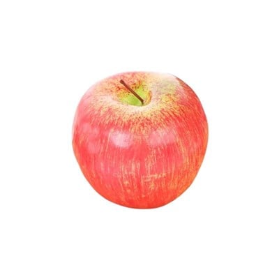 1 Adet 8x8cm Plastik Elma Yapay Kırmızı
