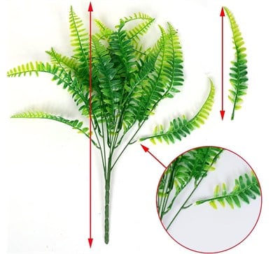 1 Demet 40cm Yapay Çiçek Yeşillik Bitki