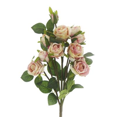 1 Demet 50cm Yapay Çiçek 5 Dallı Gül