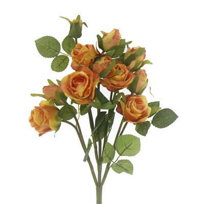 1 Demet 50cm Yapay Çiçek 5 Dallı Gül