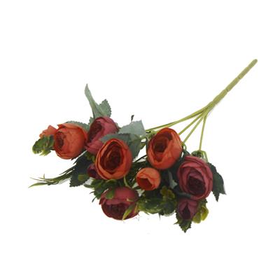 1 Demet Erengül Şakayık Orta Boy Plastik Saplı Kumaş Çiçek