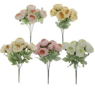 1 Demet Yapay Çiçek Şakayık 7 Çiçekli