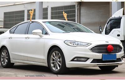 1 Set Yılbaşı Geyik Boynuzu ve Burun Araba Süsü Kahverengi