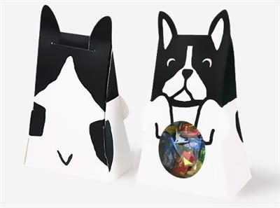 10 Adet 10,5x16cm Karton Kutu Hayvanlar Alemi Köpek