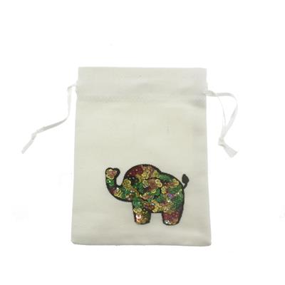 10 Adet 10x14cm El İşlemesi Pullu Fil Keten Kete