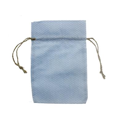 10 Adet 10x15cm Keten Kese Beyaz Puanlı