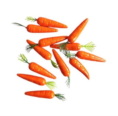 10 Adet 5,5cm Plastik Havuç Dekor