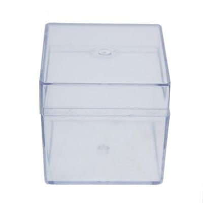 10 Adet 5x5cm Kapaklı Mika Kutu