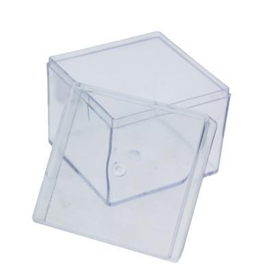 10 Adet 5x5cm Kapaklı Mika Kutu
