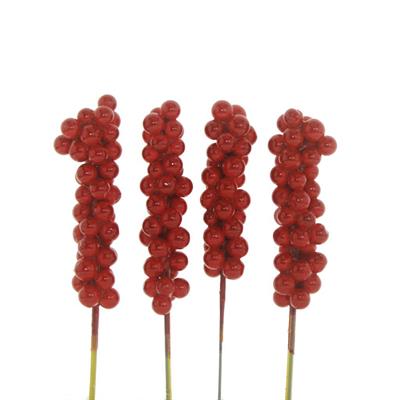 10 Adet 7x2cm Berry Kokina Yapay Böğürtlen Süsleme