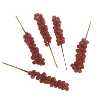 10 Adet 7x2cm Berry Kokina Yapay Böğürtlen Süsleme