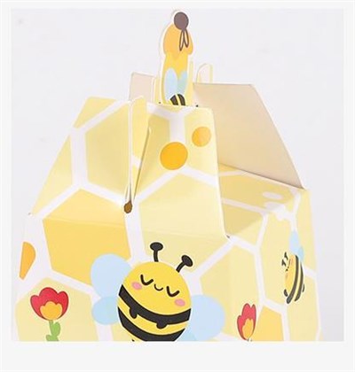 10 Adet 7x7x6cm Karton Kutu Arı Konsepti