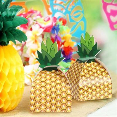 10 Adet 7x9cm Demonte Ananas Karton Kutu