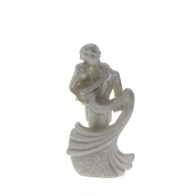 10 Adet 8cm Gelin Damat Biblo Sedef Boyalı
