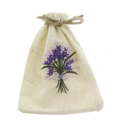 10 Adet 9x12cm Keten Kese İğne Oyası Lavanta