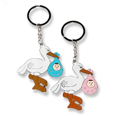 10 Adet Bohçalı Leylek Anahtarlık