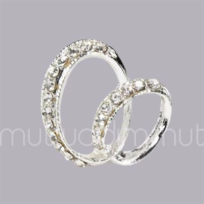 10 Adet Çok Taşlı Metal Yüzük