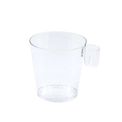 10 Adet Espresso ve Türk Kahvesi Şeffaf Plastik Fincan