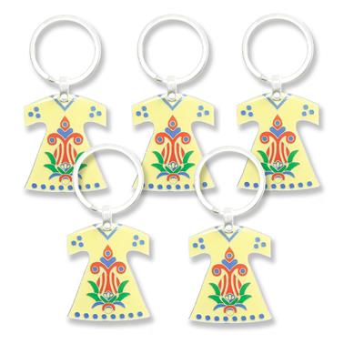 10 Adet Laleli Kaftan Anahtarlık