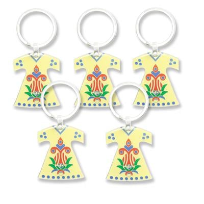 10 Adet Laleli Kaftan Anahtarlık